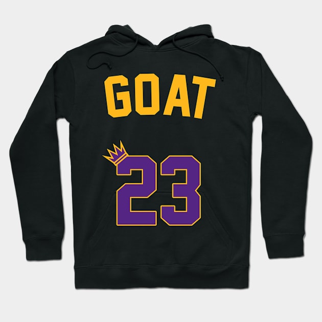 The Back of the GOAT's Jersey Hoodie by InTrendSick